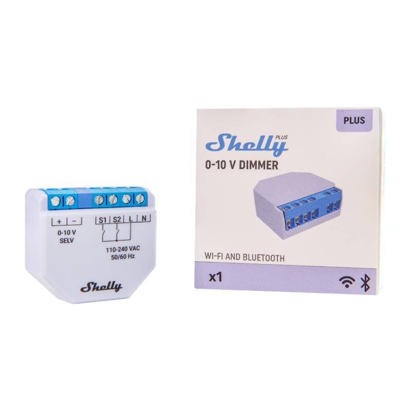Shelly Plus WiFi 0-10V zatemnilnik svetlobe 6