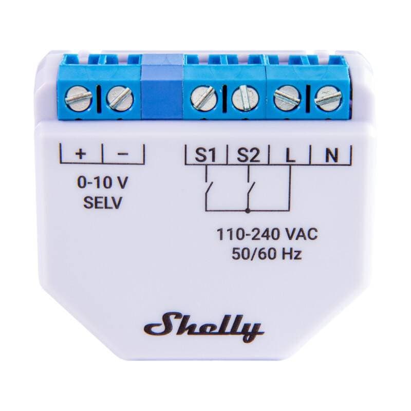 Shelly Plus WiFi 0-10V zatemnilnik svetlobe 2