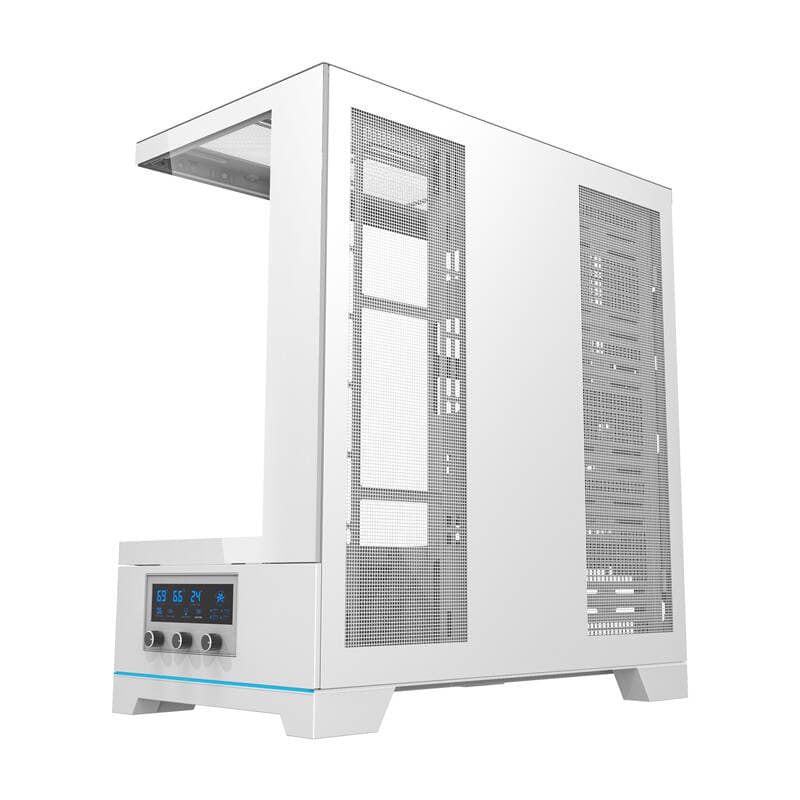 Računalniško ohišje Darkflash DY451 PRO (belo) + 1 ventilator 6