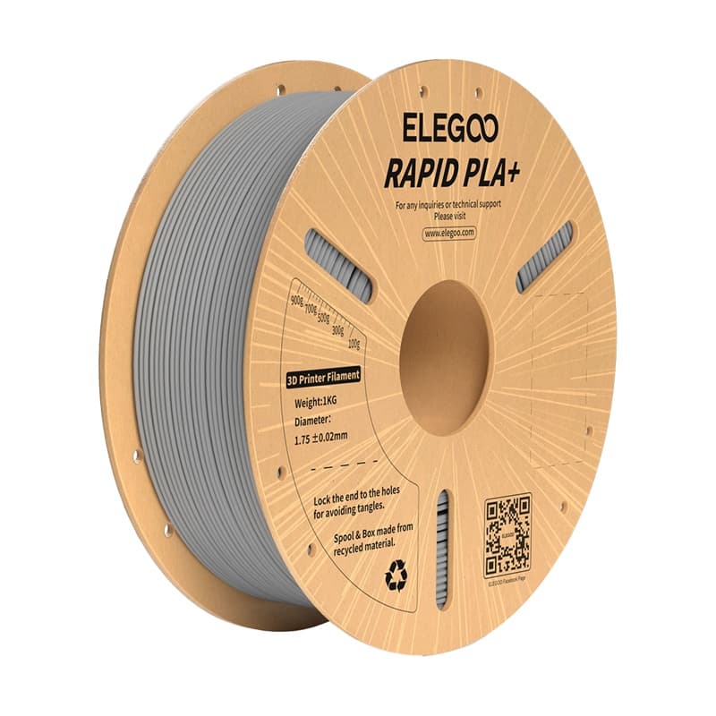 ELEGOO Rapid PLA+ Filament Gray 1.75 mm | Za hitre natise
