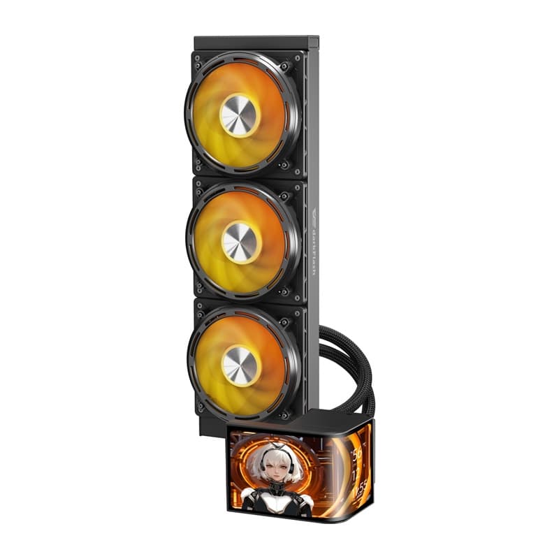 DarkFlash UV360 CPU hladilnik (črn) 4