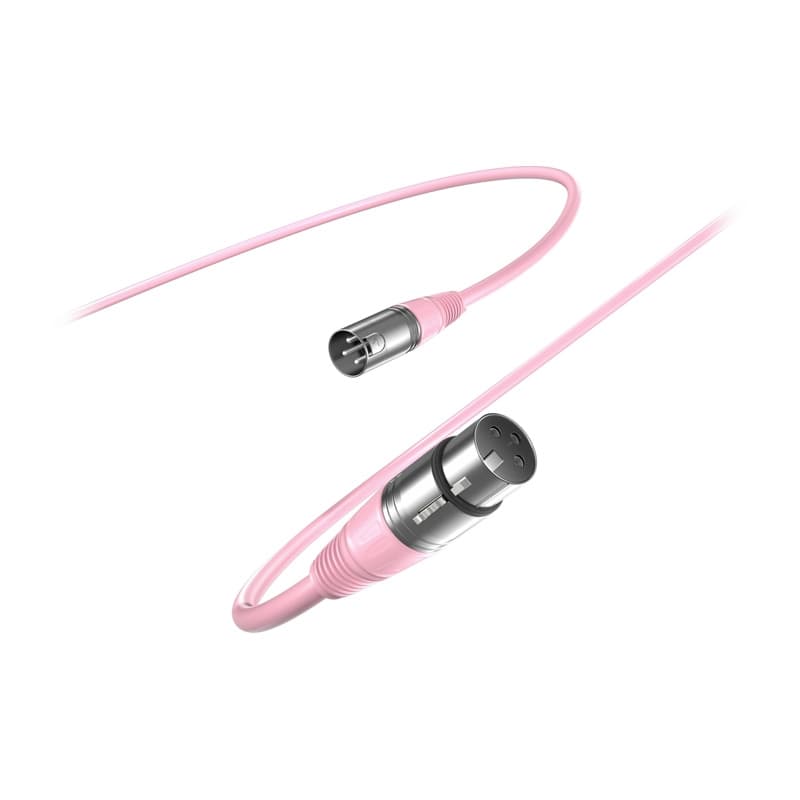 Fifine L9C XLR kabel, 180 cm, roza 2