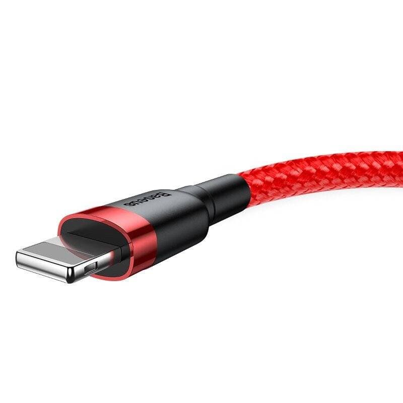 Baseus Cafule USB Lightning kabel 2.4A, 0.5m (rdeč) 2