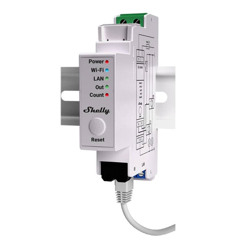 Shelly Pro EM-50 Merilnik energije, WiFi/LAN
