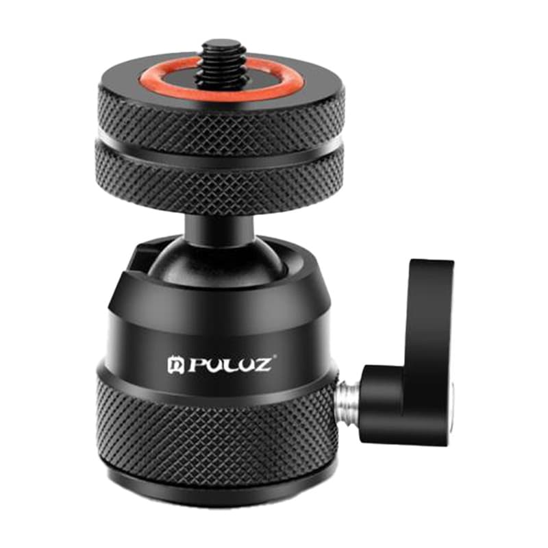 Puluz multifunkcijski adapter z glavo za stative (črn)