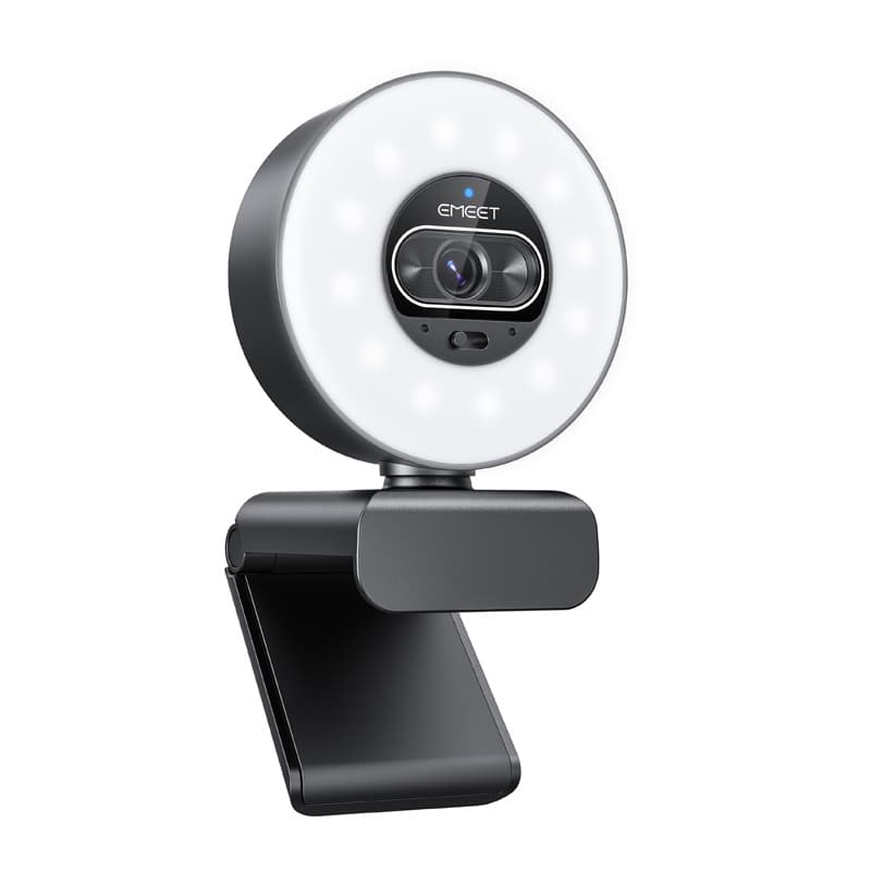 EMEET SmartCam S600L spletna kamera z obročnim svetlom 2