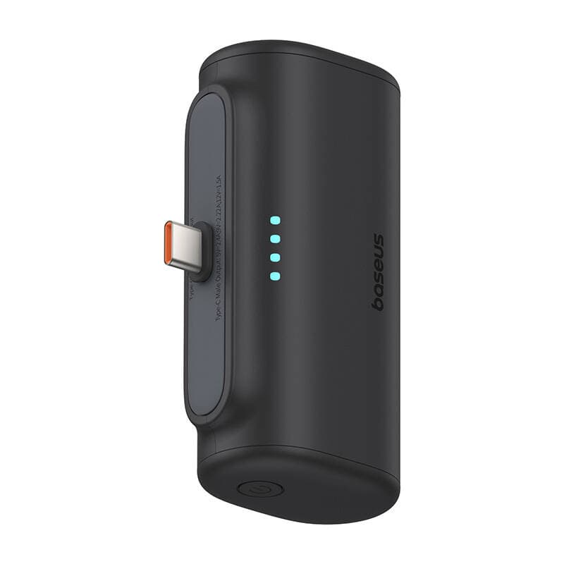 Baseus Compact Powerbank 5000mAh, 20W, USB-C (Črna) 5