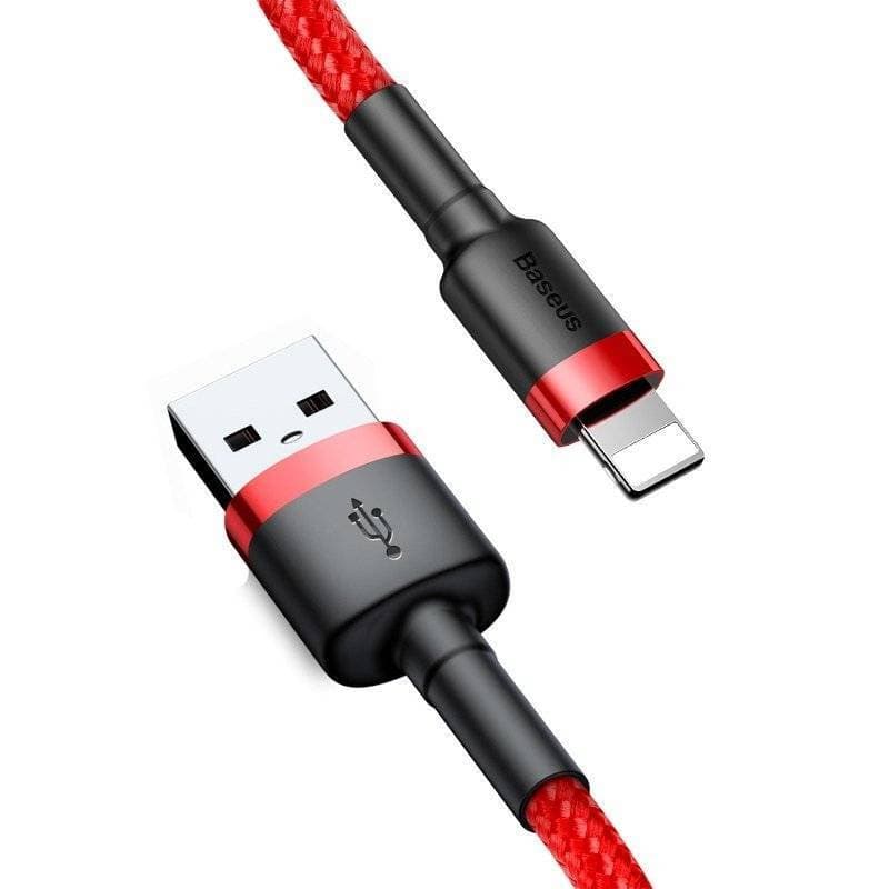Baseus Cafule USB Lightning kabel 2.4A, 0.5m (rdeč) 3