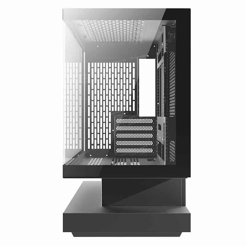 Ohišje za računalnik darkFlash F1, Midi Tower, črno + 6 ARGB ventilatorjev 5