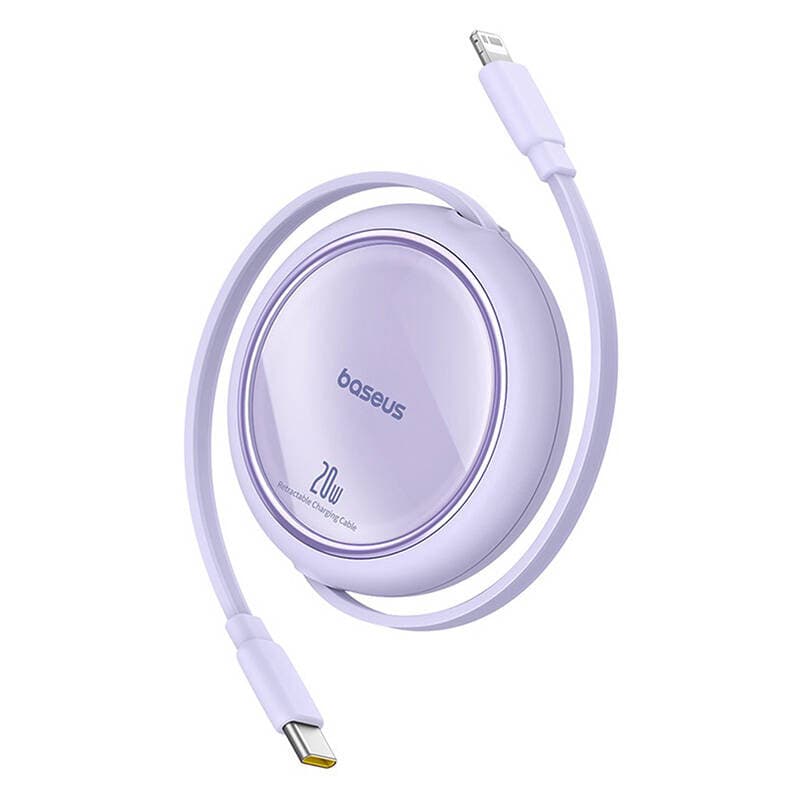 USB Kabel Baseus Free2Pull USB-C na iP 20W 1m (vijolični)