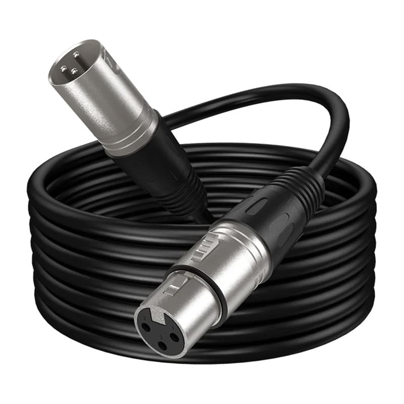 Fifine L9C XLR kabel, 180 cm, črn
