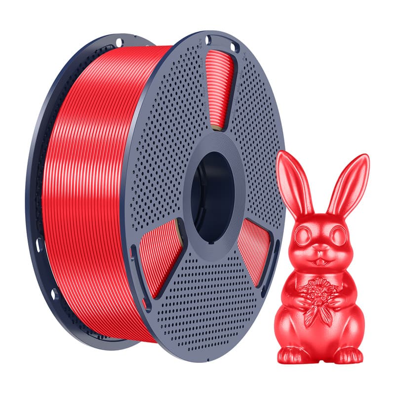 Sunlu PLA+ Silk filament, rdeča, 1.75 mm 2