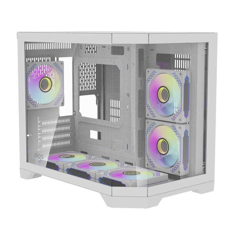 Računalniško ohišje darkFlash FT418 (belo) + 6 aRGB ventilatorjev 8