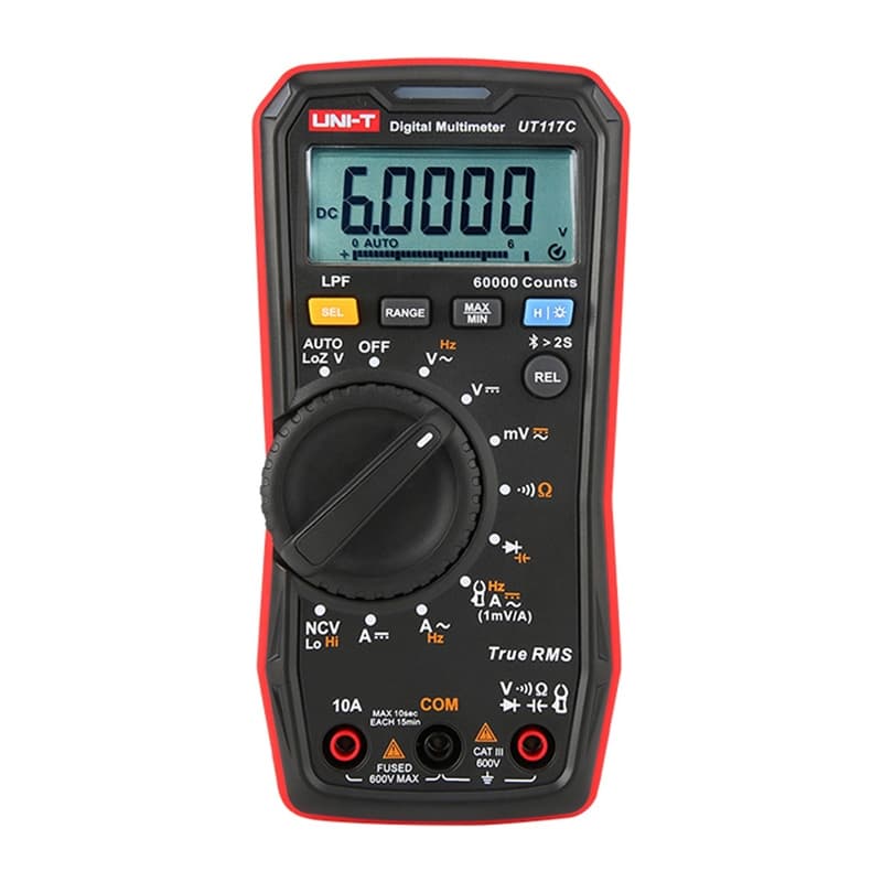UNI-T UT117C: Digitalni multimeter, True RMS, Bluetooth, LoZ