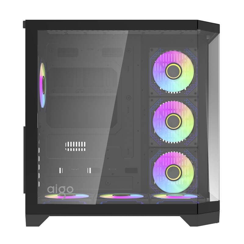 Računalniško ohišje darkFlash FT418 PRO (črno) + 7 aRGB ventilatorjev 2