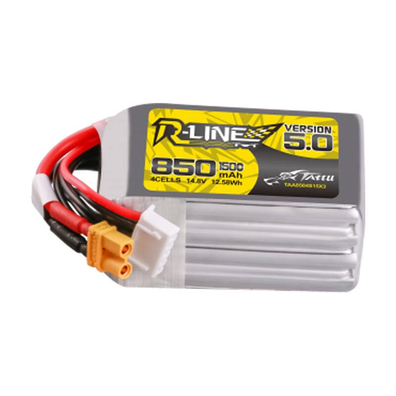 Tattu R-Line 5.0 baterija 850mAh 14.8V 4S 150C XT30U-F