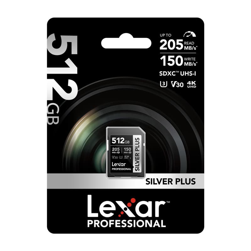 Lexar Professional SILVER PLUS SDXC 512GB spominska kartica 6
