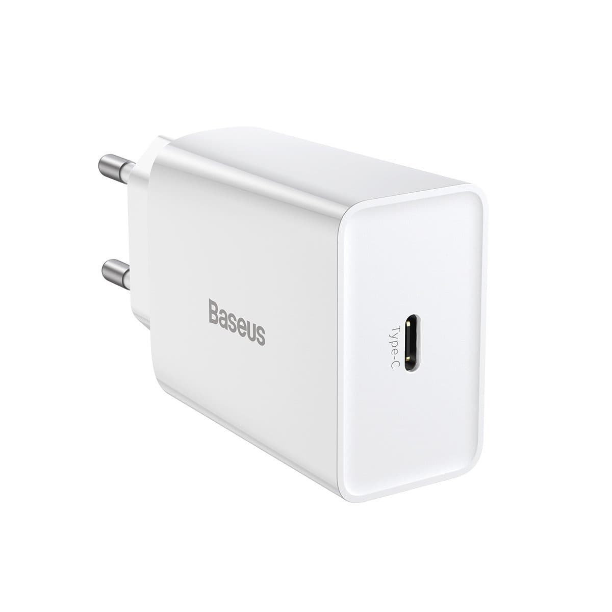 Baseus Mini Quick Charger USB-C PD, 20W (bel) 2