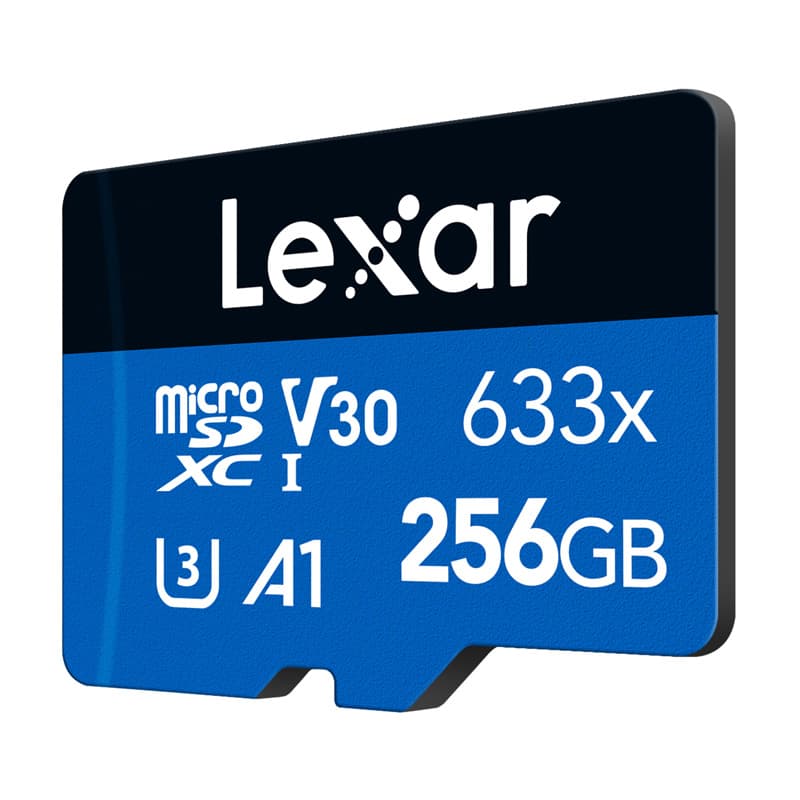 Lexar 633x microSDXC 256GB pomnilniška kartica + SD adapter 3