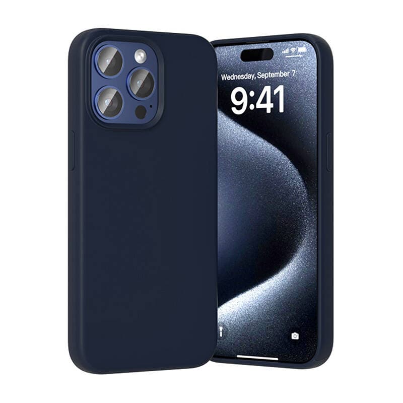 Vention KUFL0-40 silikonski ovitek za iPhone 15 Pro Max (modra) 3