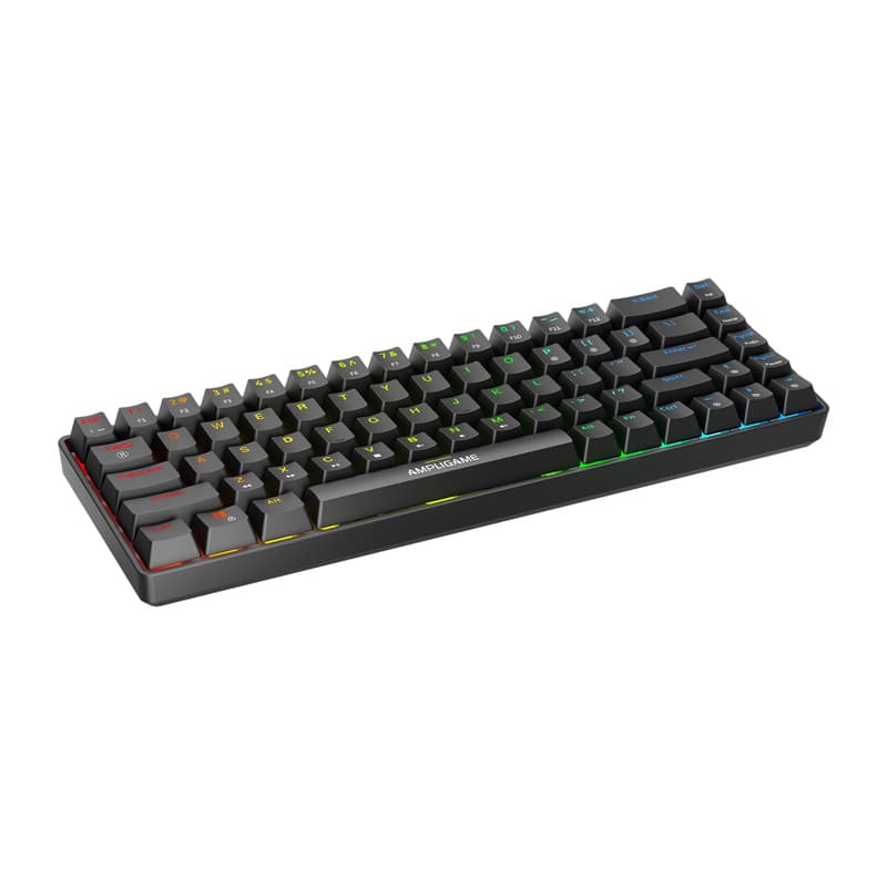 Fifine GK1 mehanska tipkovnica, 65% RGB (črna) 4