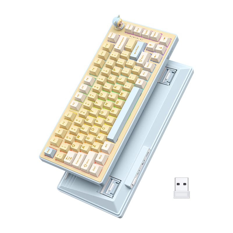 Onikuma MT707 gaming tipkovnica, rumena 2