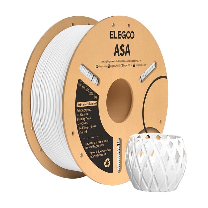 ELEGOO ASA Filament White 1.75 mm | Za zunanjo uporabo 2