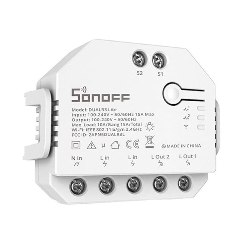 Pametno stikalo Sonoff Dual R3 Lite WiFi 2