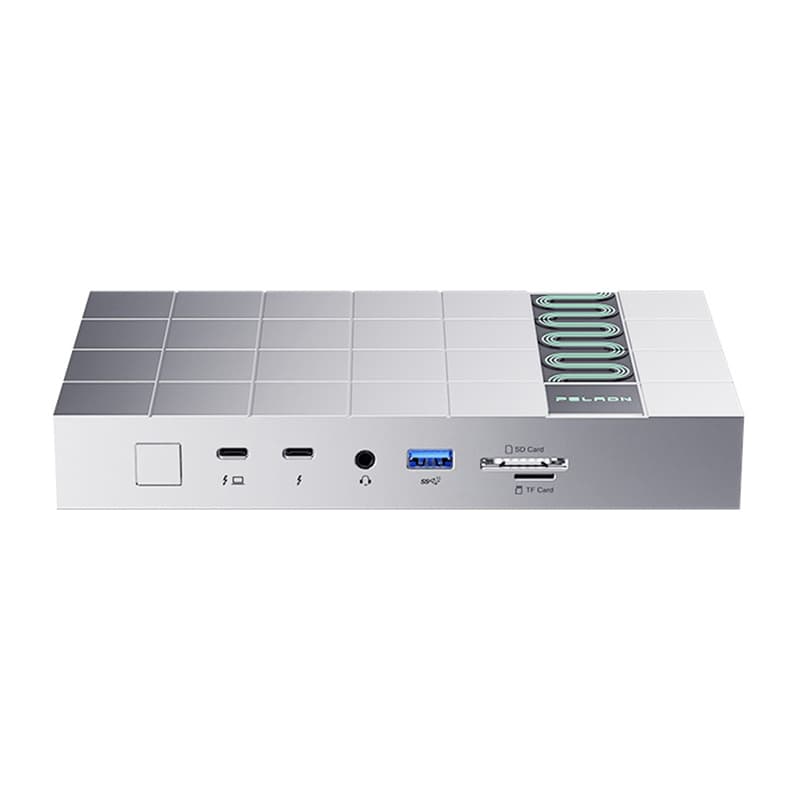 Peladn G2E Docking Station (Srebrna) Thunderbolt 5 6