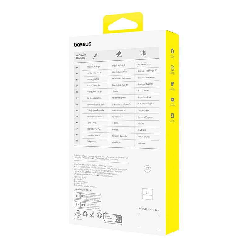 Baseus OS-Lucent Series prozoren ovitek za iPhone 15 Pro Max 5