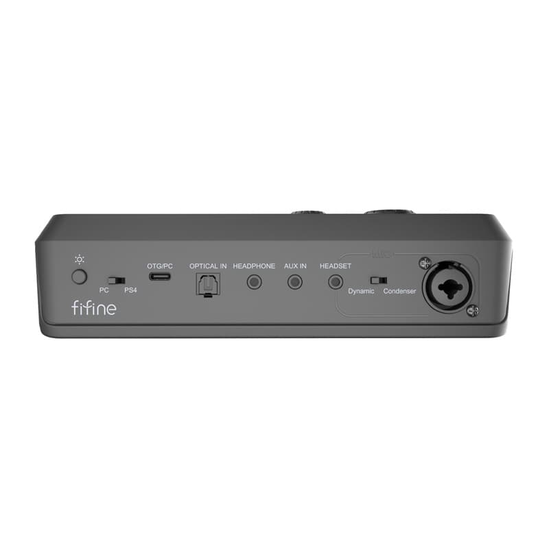 Fifine SC8 RGB gaming mešalnik (črn) 4