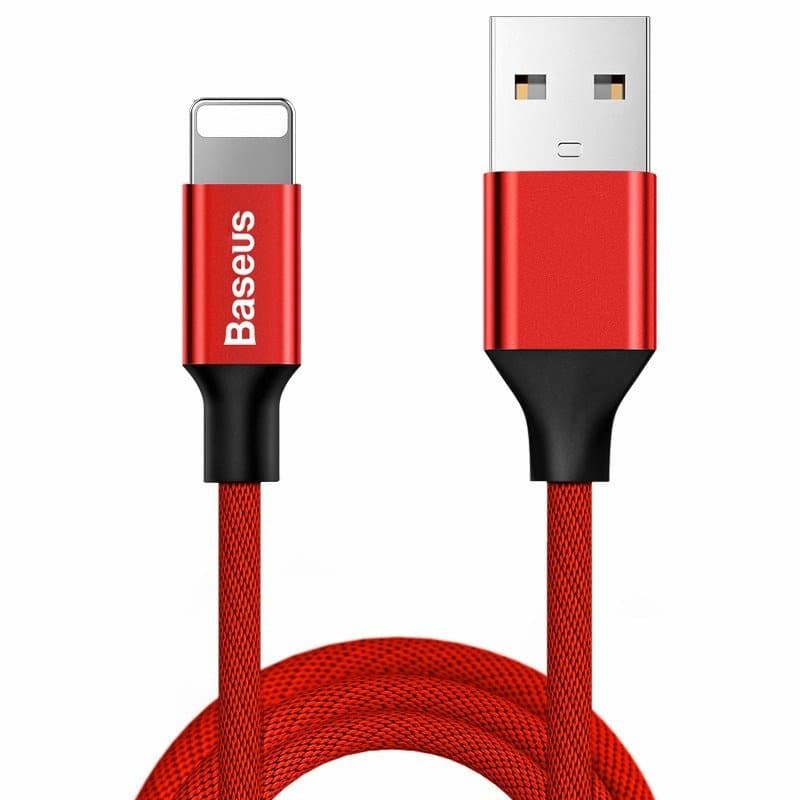 Baseus Yiven Lightning kabel 180cm, 2A (rdeč)