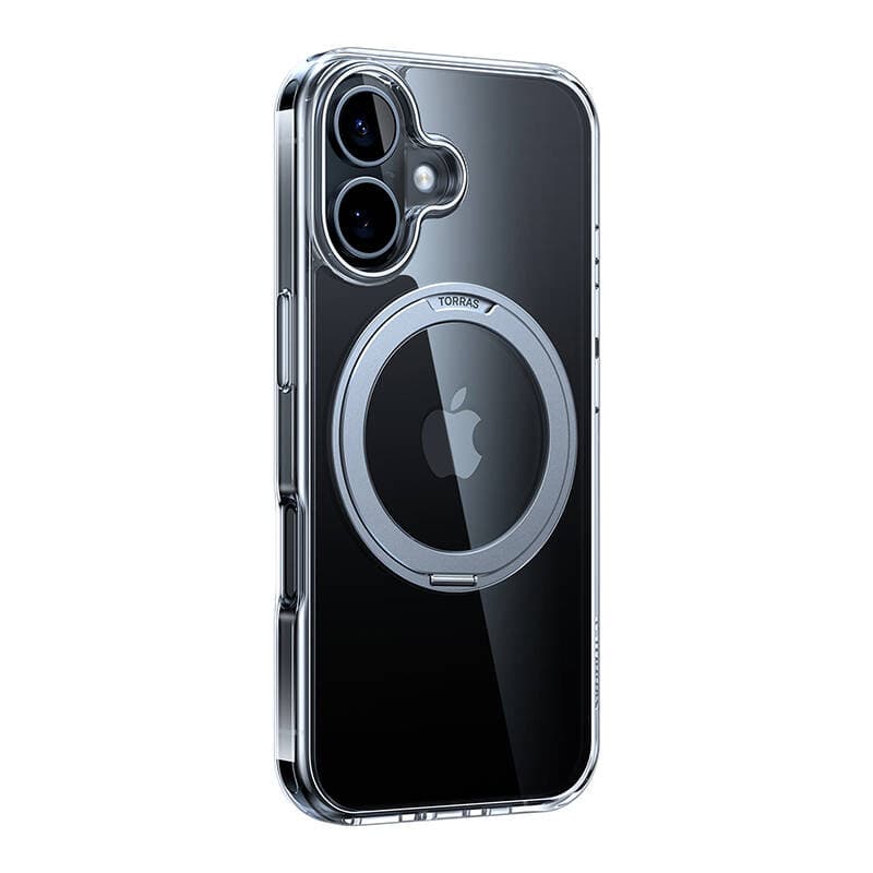 Torras Ostand Pro etui za iPhone 16 Plus (prozoren) 2