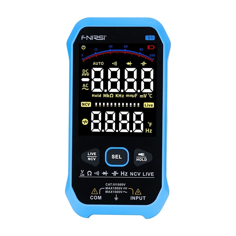 FNIRSI S1 digitalni multimeter z VA HD zaslonom 2