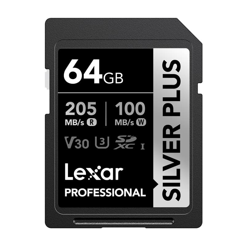Lexar Professional SILVER PLUS SDXC 64GB spominska kartica