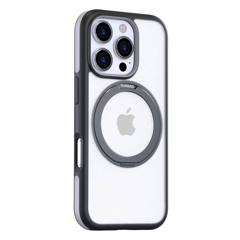 Torras Ostand R Fusion etui za iPhone 16 Pro (črn) 3