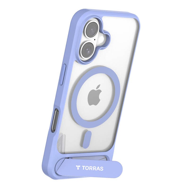 Ovitek Torras Pstand Series za iPhone 16 (modra) 2
