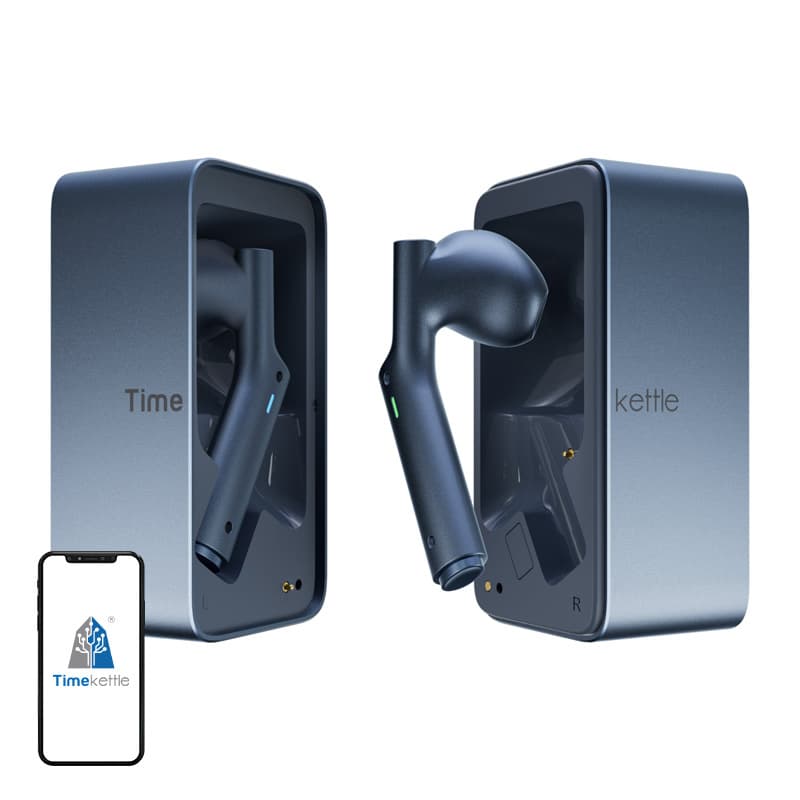 Prevajalski slušalki TIMEKETTLE W4 (modra)