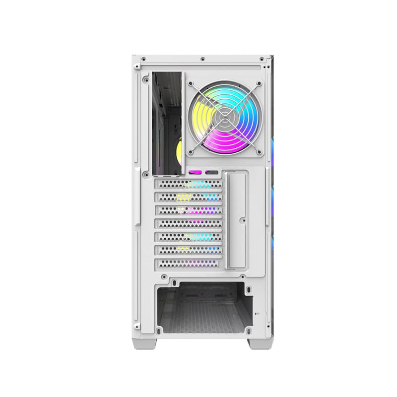 Računalniško ohišje Darkflash DS900WD ATX, belo + 4 ventilatorji 5