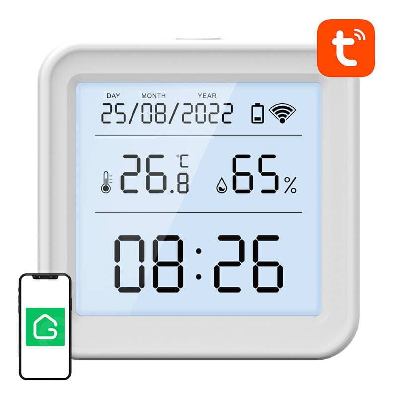 Pametni senzor temperature in vlažnosti Gosund S6 WiFi LCD (Tuya)
