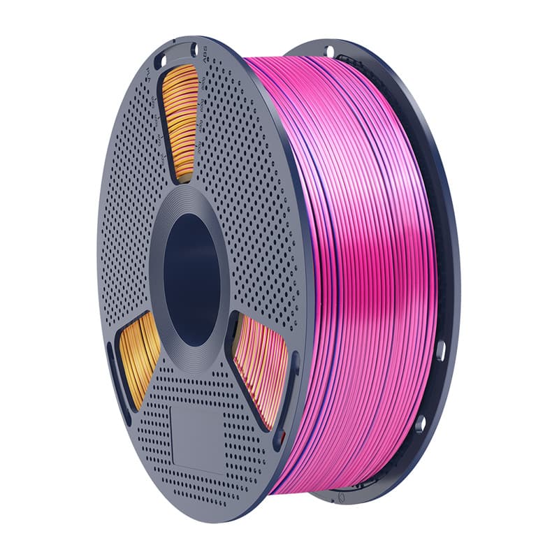 Sunlu PLA+ Silk Trobarvni Filamenti (rdeča-rumena-modra) 4