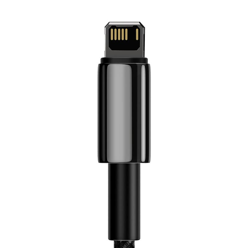Baseus Tungsten Gold USB na Lightning polnilni kabel 2m, 2.4A, črn 4