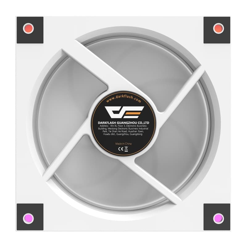 DarkFlash DM20 LINE Ventilator za hlajenje (bel) 6