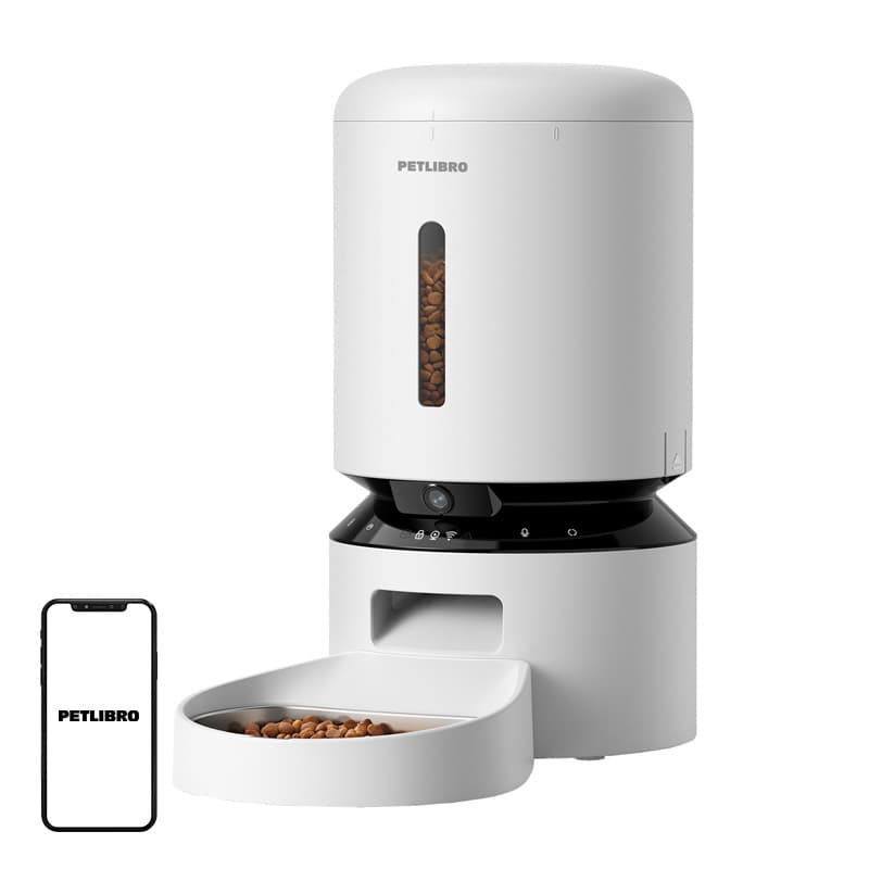 Petlibro Granary razdelilnik hrane s kamero, 5L (bel)