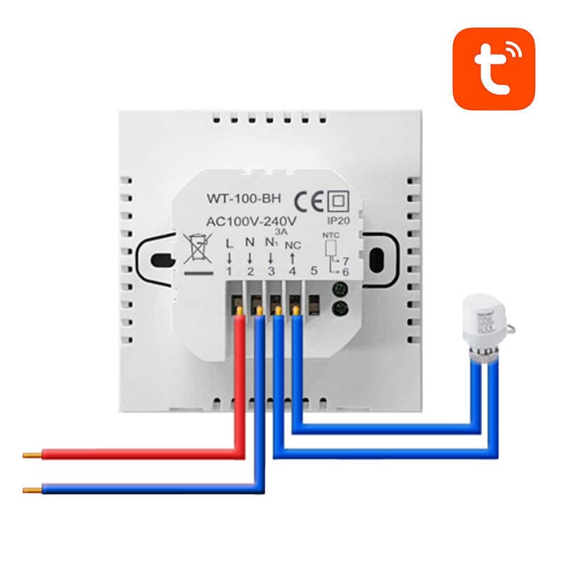 Avatto ZWT100 pametni termostat 3A ZigBee vodni grelnik TUYA 4