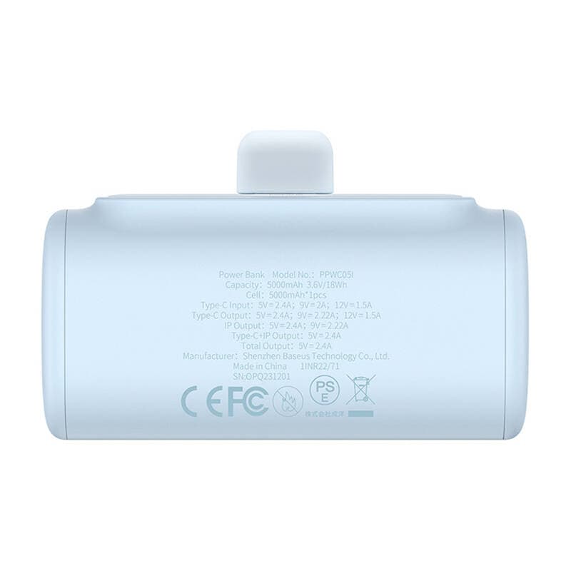 Baseus OS Compact IP Powerbank 5000mAh 20W (modra) 5