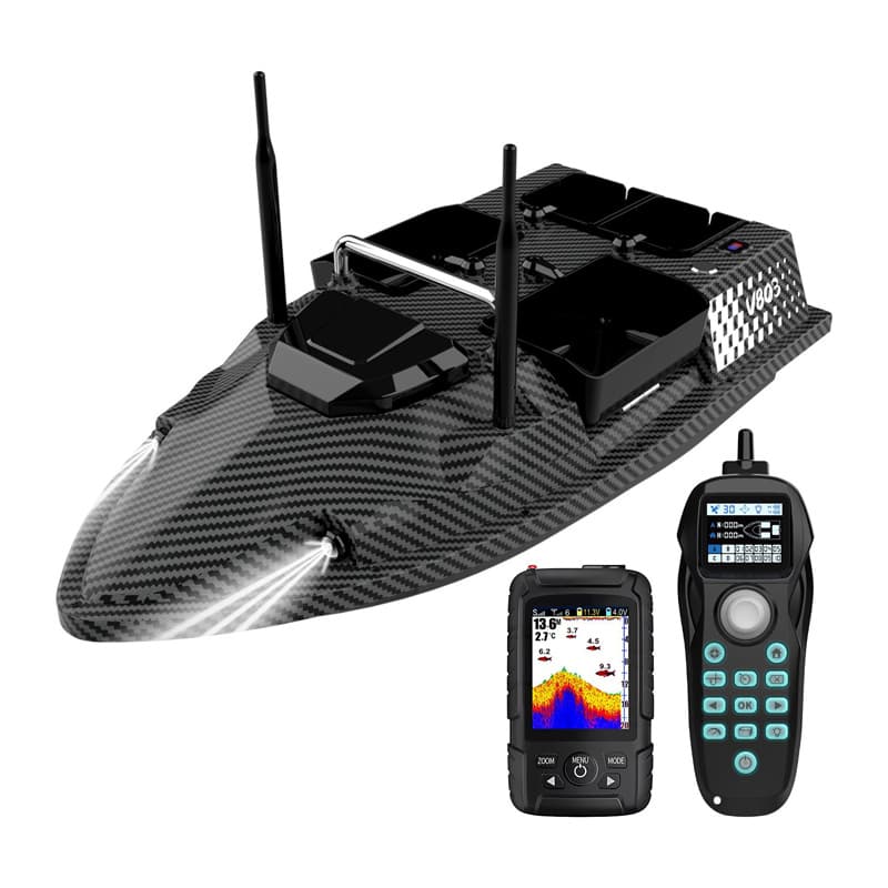 Čoln za vabe Flytec V803-Pro, 5200mAh z vgrajenim sonarjem