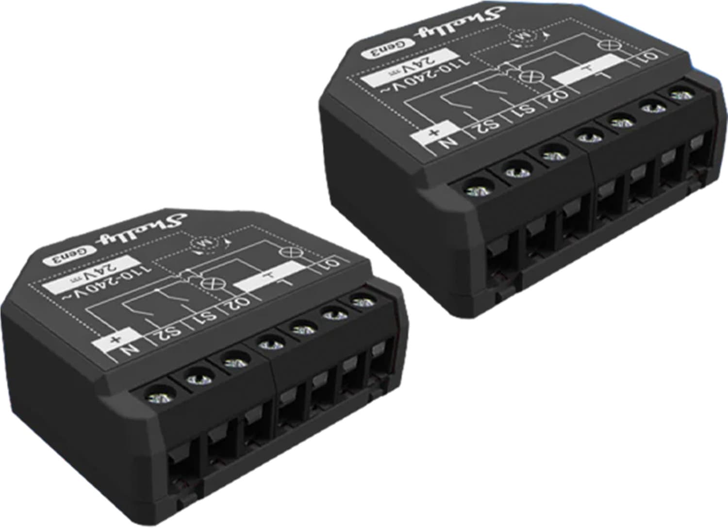 Komplet 2 krmilnikov Shelly 2PM Gen3 (WiFi/Bluetooth)