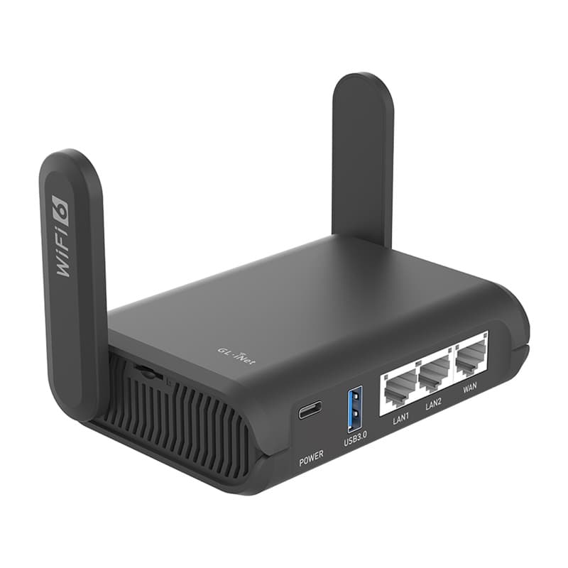 GL.iNet Slate AX GL-AXT1800 Wi-Fi 6 (AX1800) usmerjevalnik