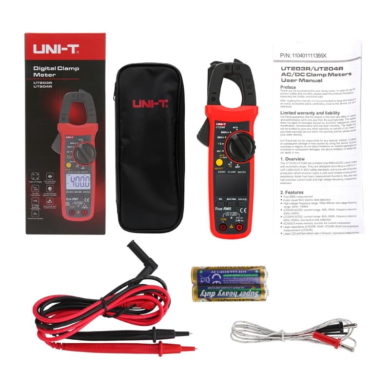 Uni-T UT204R Digitalne Klešče 5